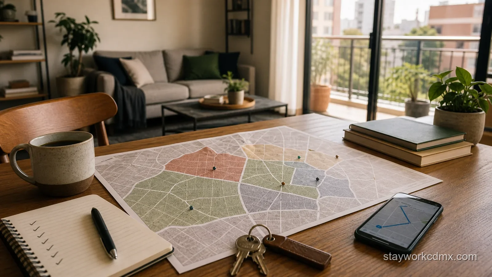 Comparing central CDMX neighborhoods as bases for long medical stays.