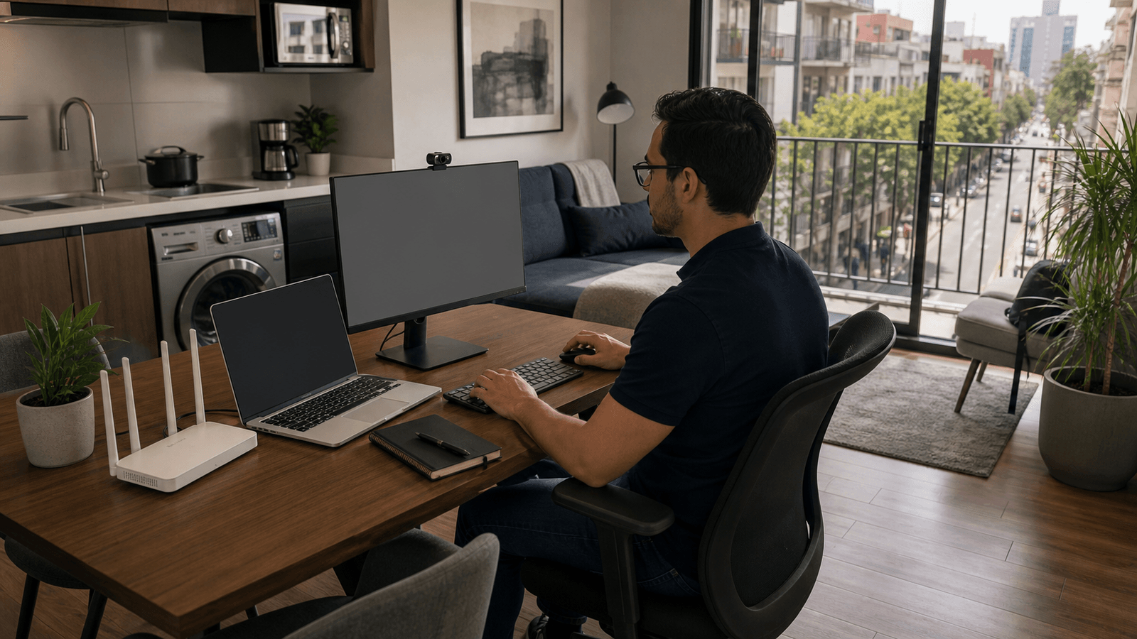 Departamento mensual en Ciudad de México con Wi-Fi estable y espacio funcional para trabajadores remotos en 2026.