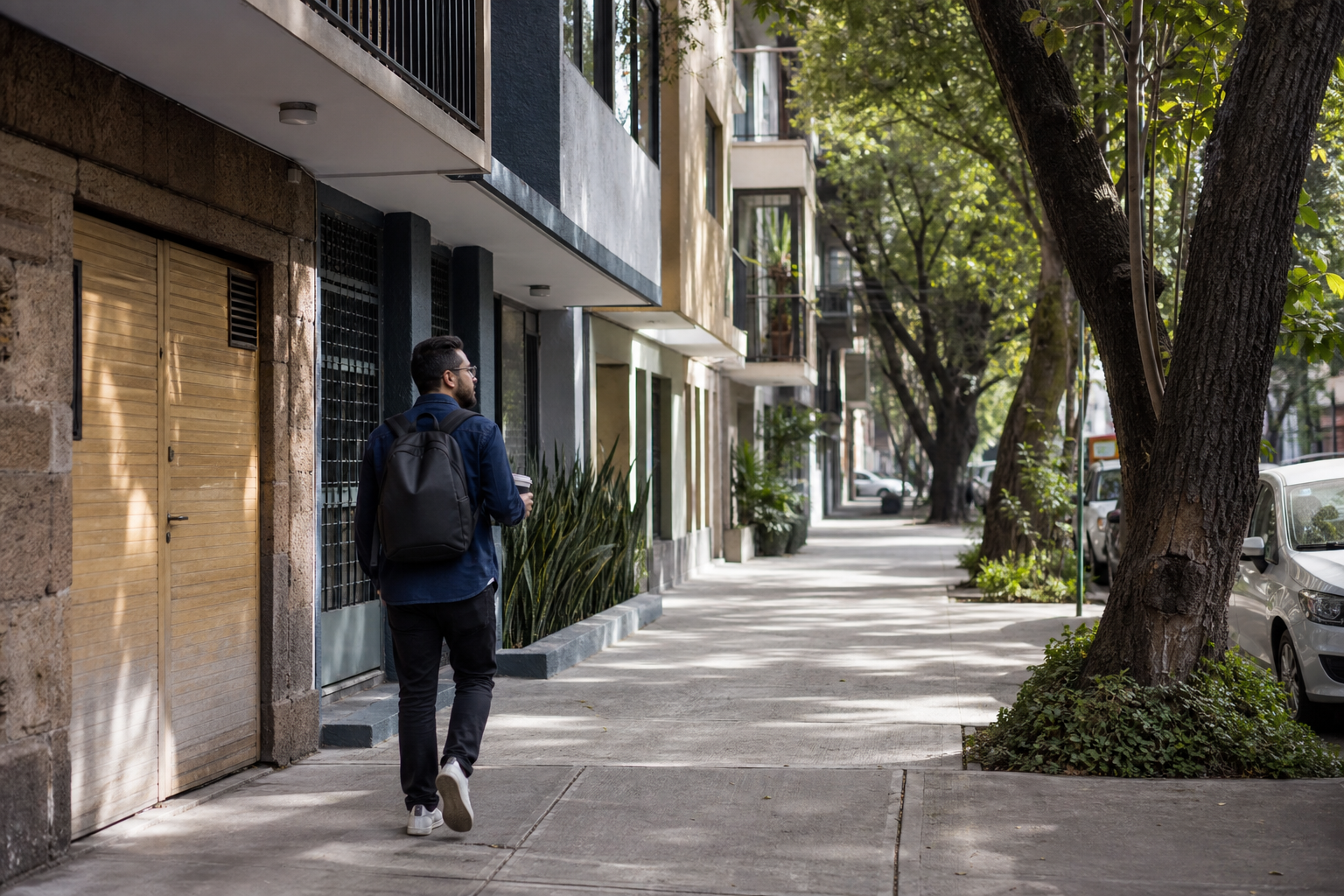 Departamento amueblado en CDMX con escritorio equipado y bolsa lista para usar un pase de día en coworking como alternativa flexible a una membresía mensual