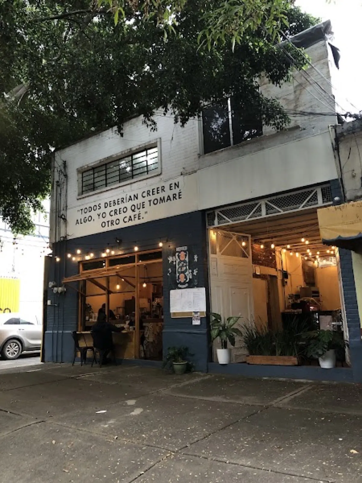 Babüin Café on Calle del Bajío — corner terrace