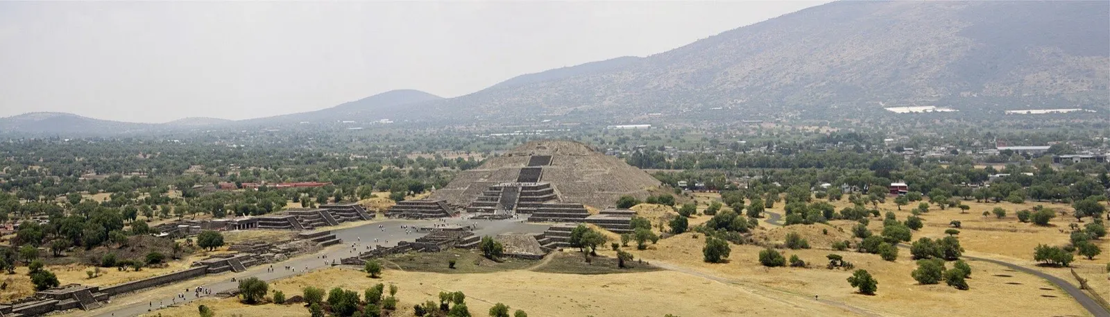 Pyramid of the Moon along Teotihuacán's Avenue of the Dead
