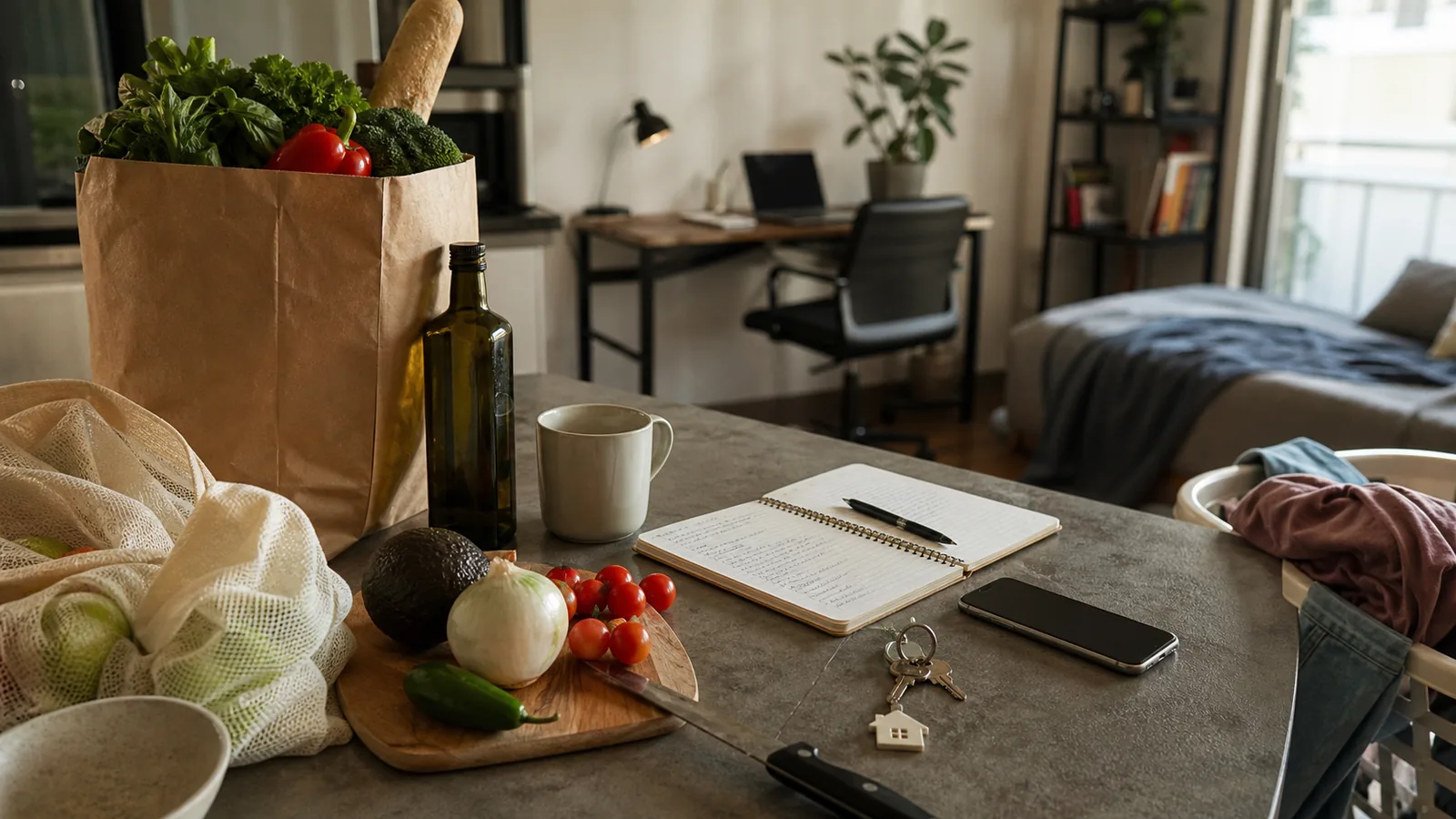 Monthly apartment cost and value comparison with groceries, laundry, keys, and budget notes for a longer Mexico City stay.