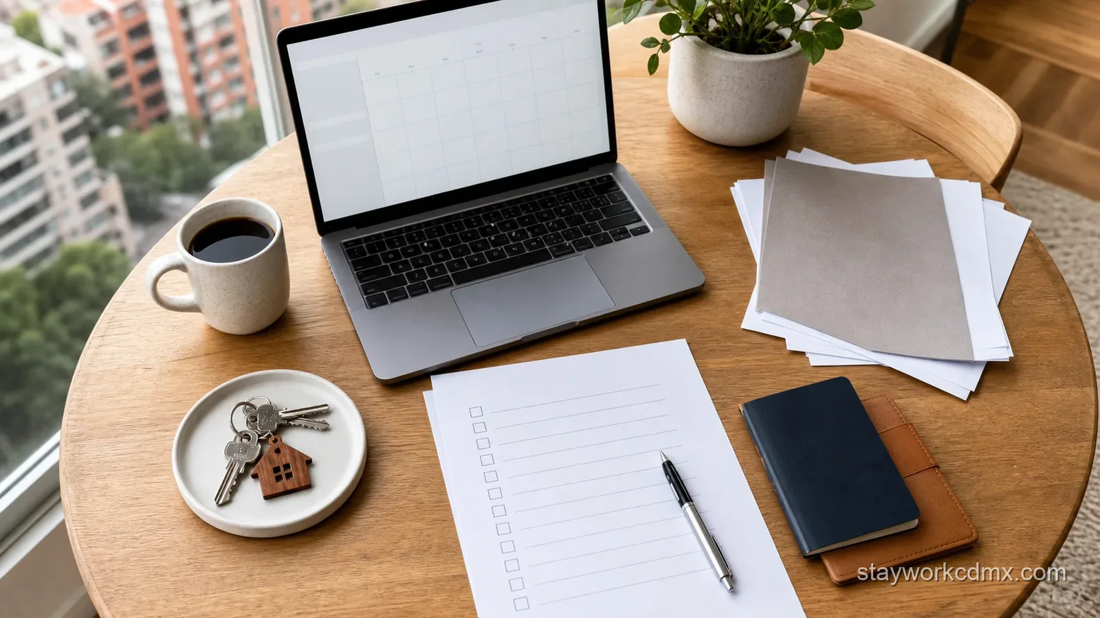 Checklist of documents a foreigner needs before a Mexican bank appointment: passport, migration document, CURP and proof of address.