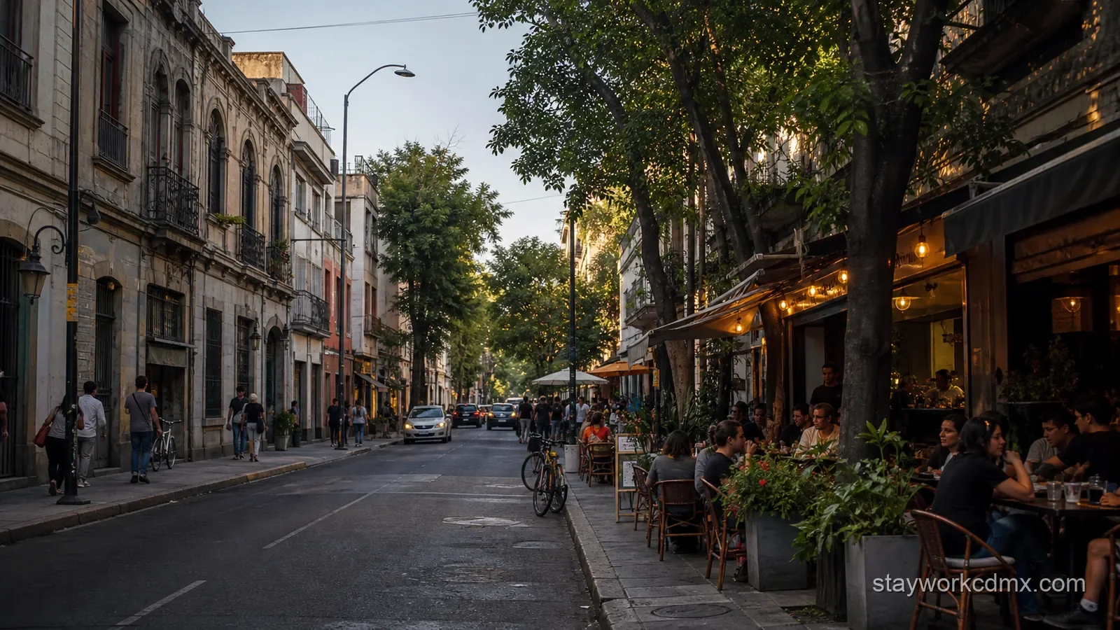 San Rafael and Roma Norte streets compared for a monthly CDMX stay