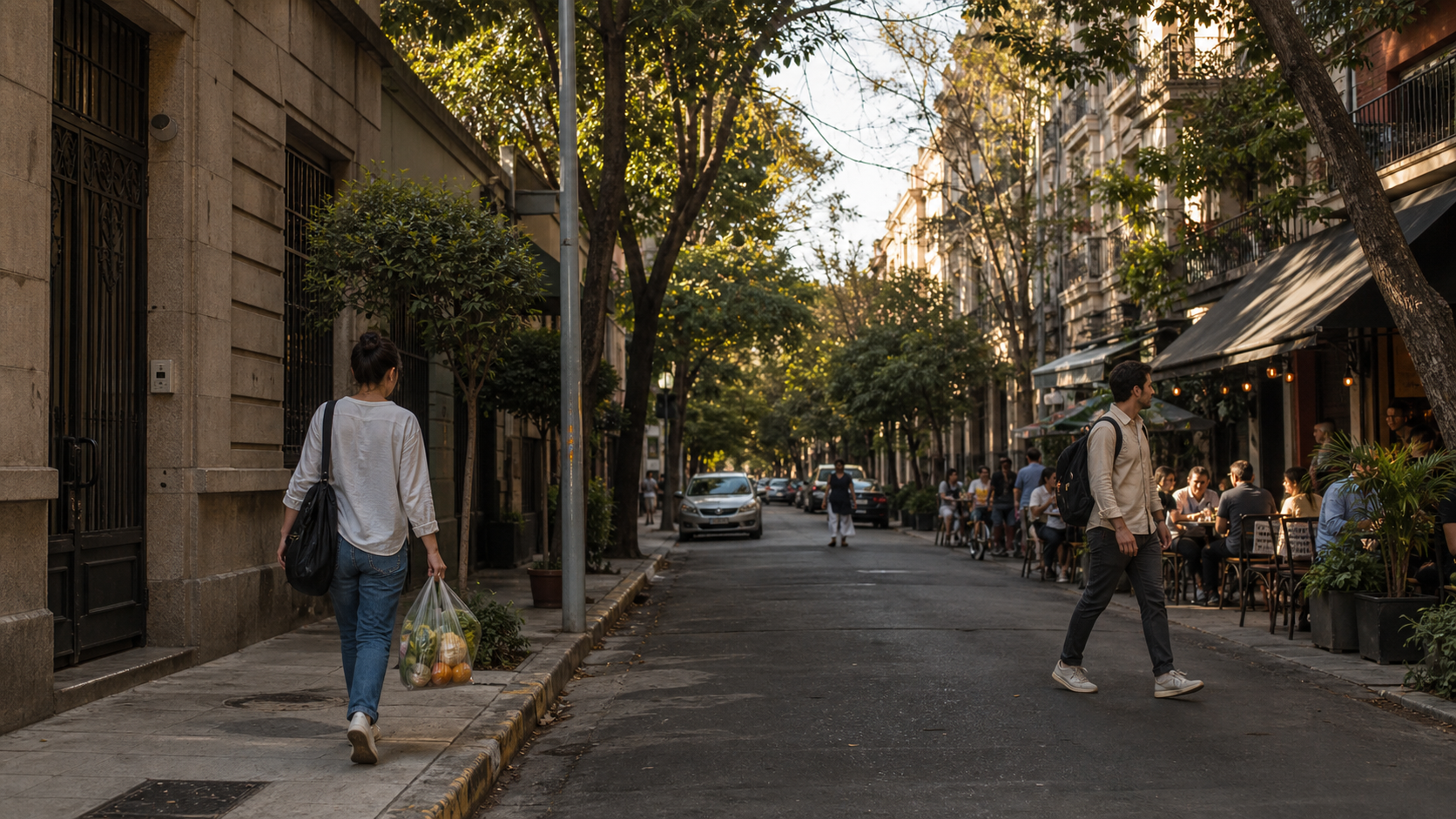 A monthly stay routine in CDMX comparing a quiet San Rafael grocery walk with stepping out to cafes and restaurants in Roma Norte.